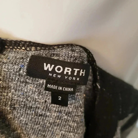 WORTH Colorblock Wool/Silk Blend Dress(2) - Picture 7 of 8